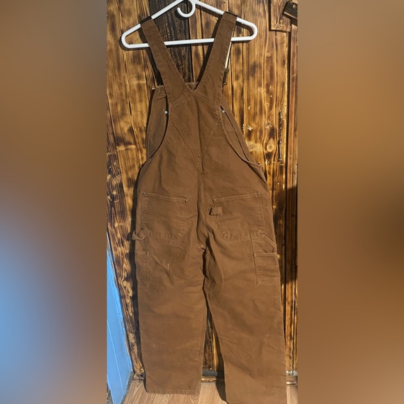 Carhartt Men's Brown Overalls - Picture 2 of 3